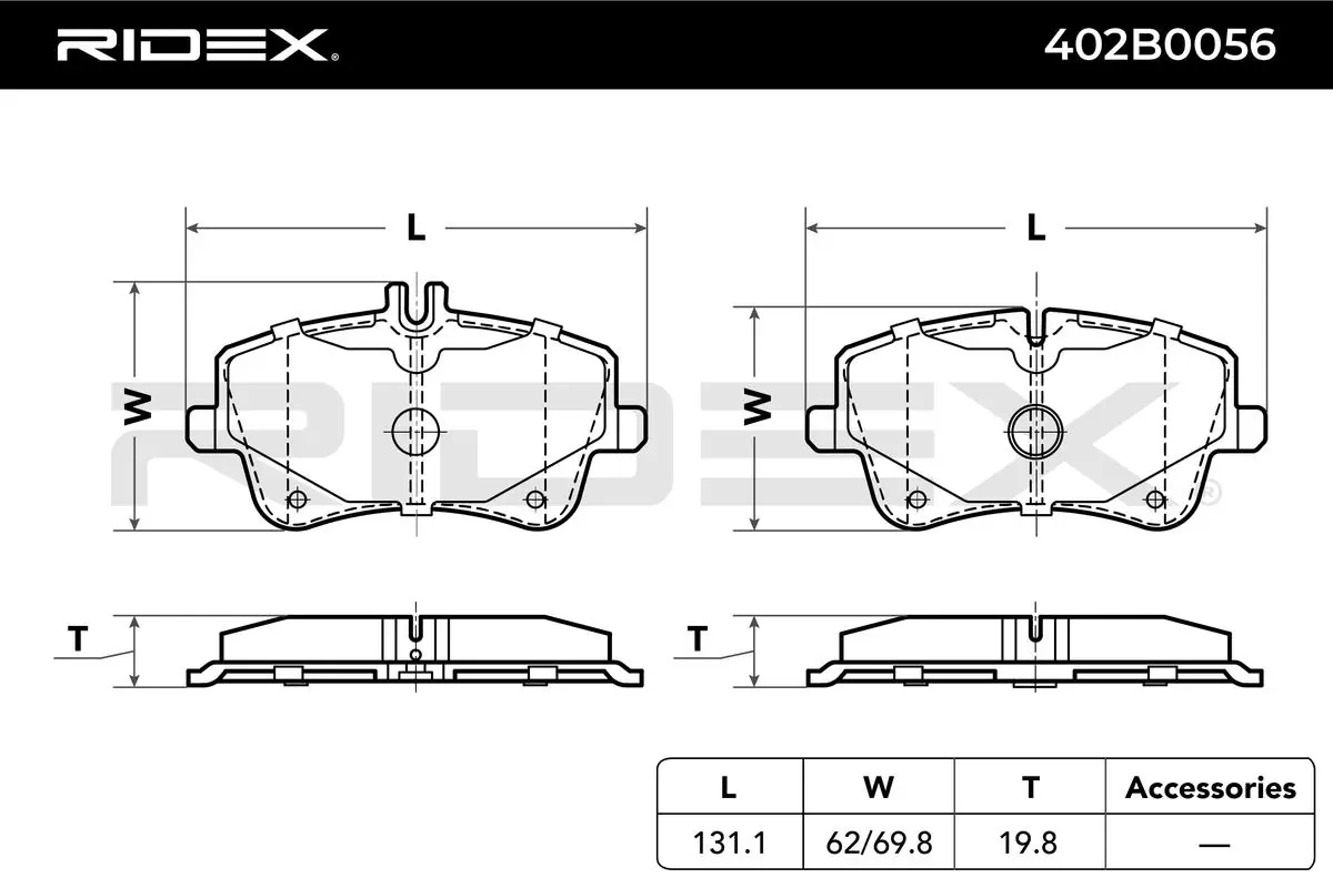 Brake Pad Set, disc brake