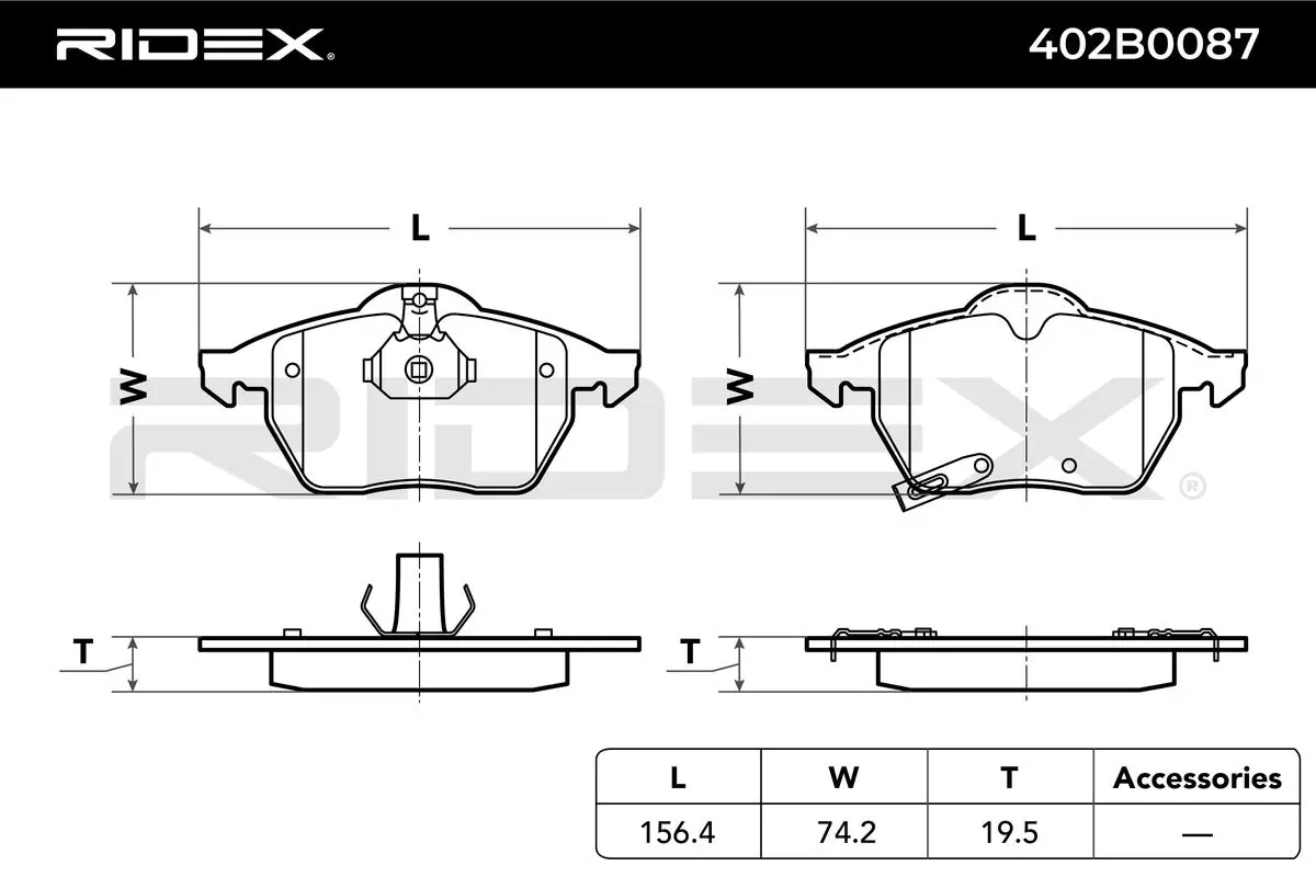 Brake Pad Set, disc brake