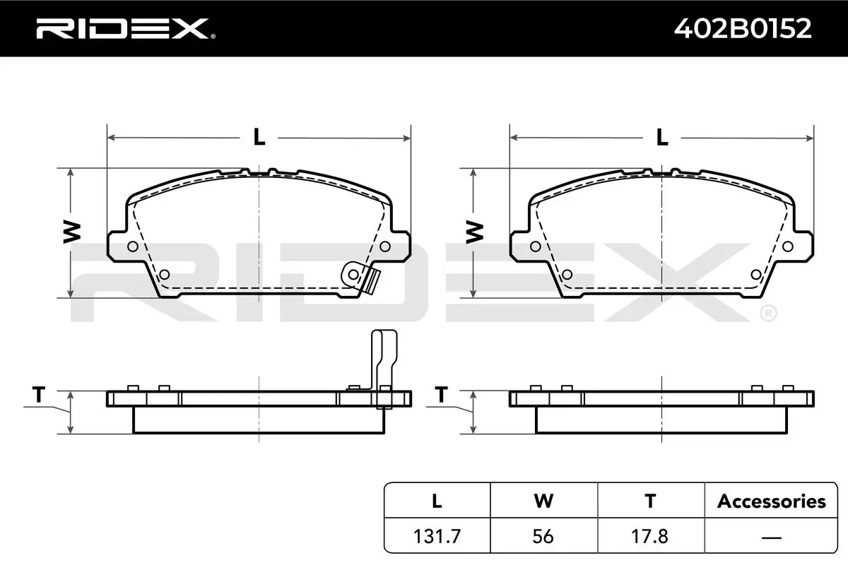 Brake Pad Set, disc brake