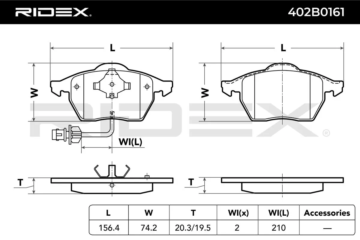 Brake Pad Set, disc brake