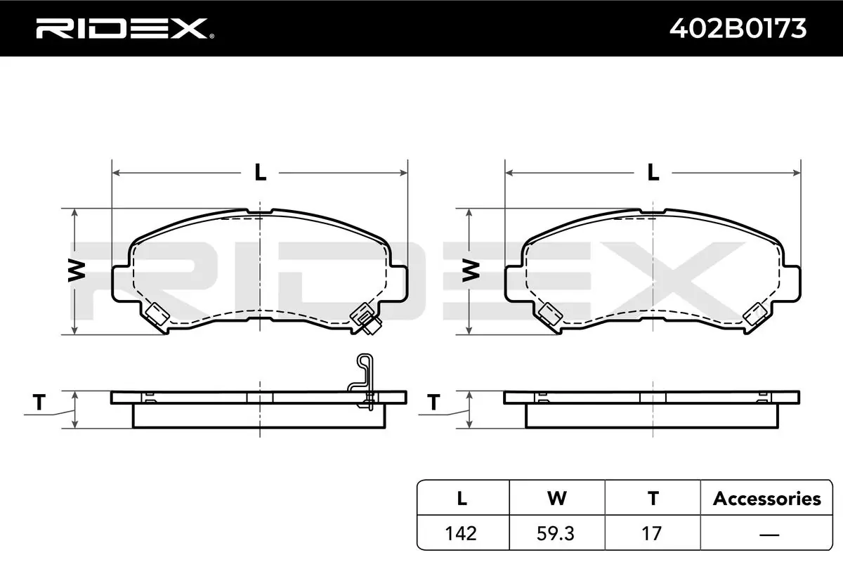 Brake Pad Set, disc brake