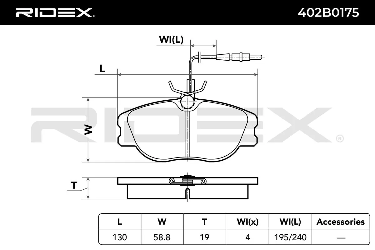 Brake Pad Set, disc brake