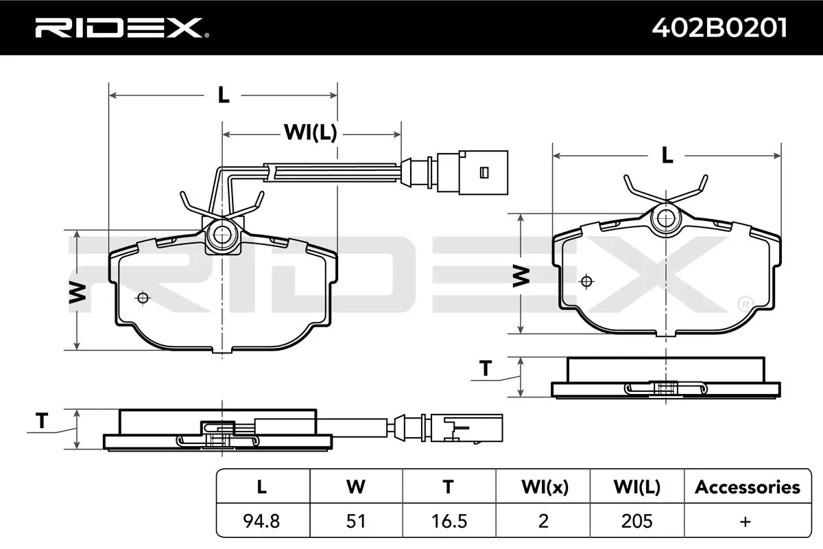 Brake Pad Set, disc brake
