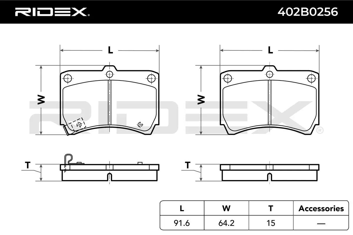 Brake Pad Set, disc brake