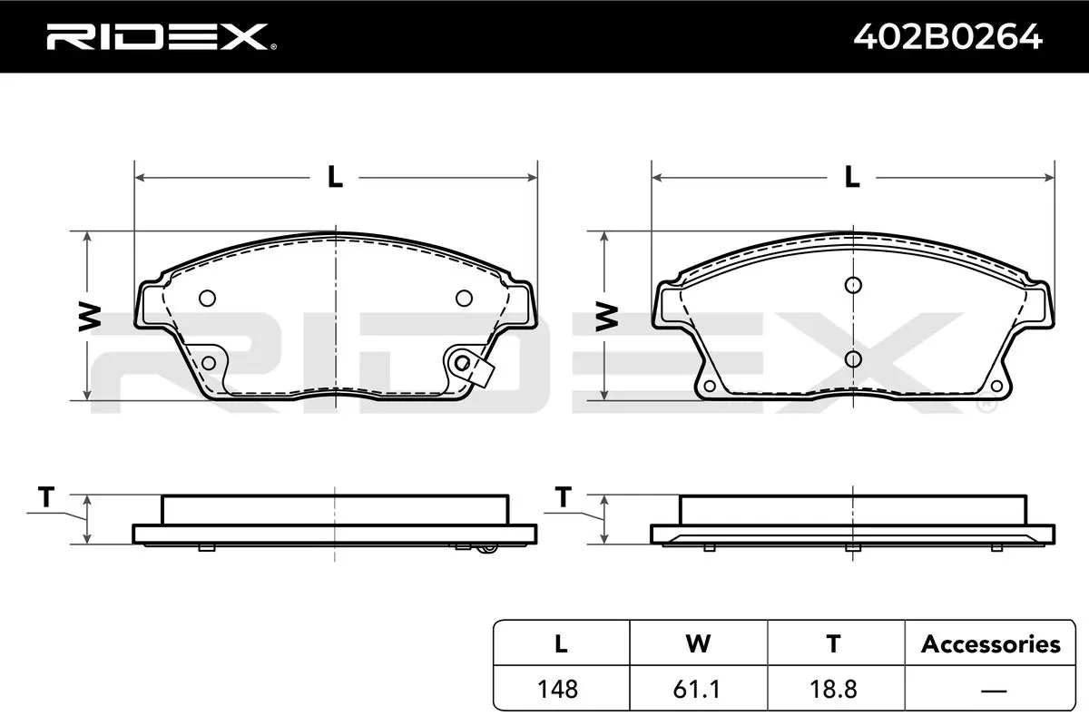 Brake Pad Set, disc brake
