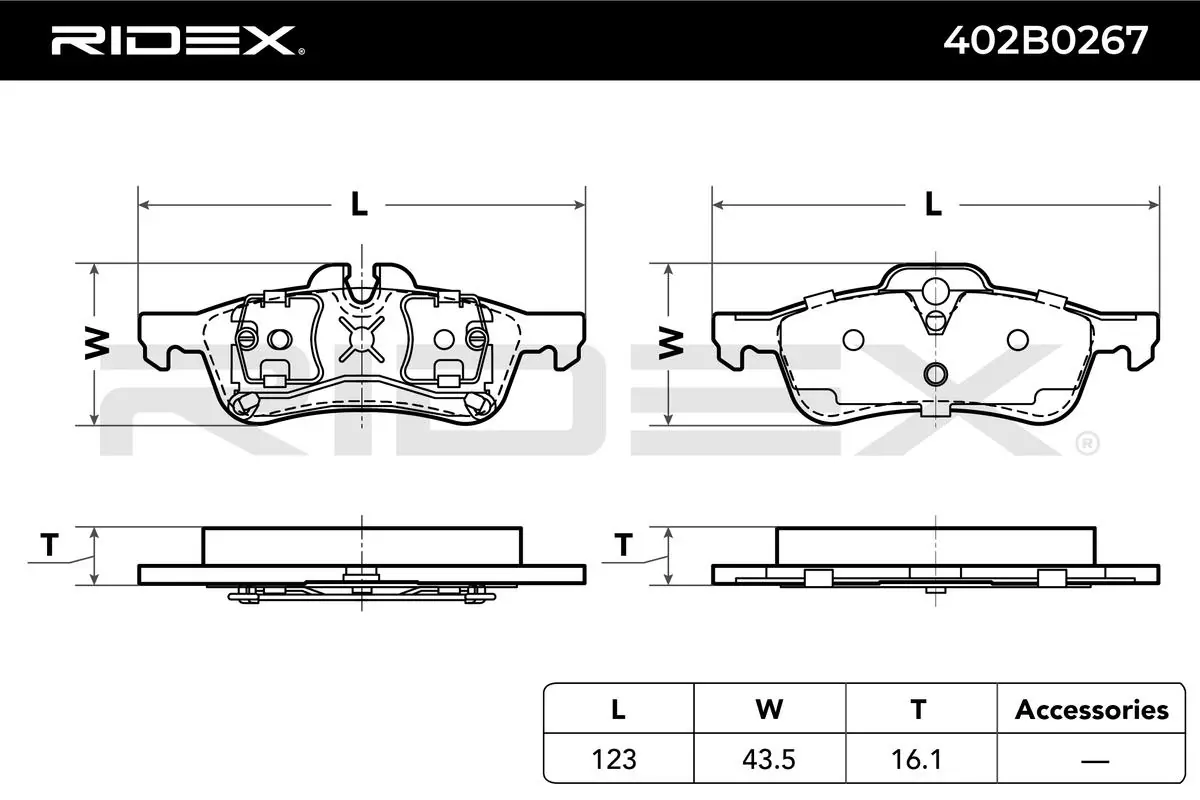 Brake Pad Set, disc brake