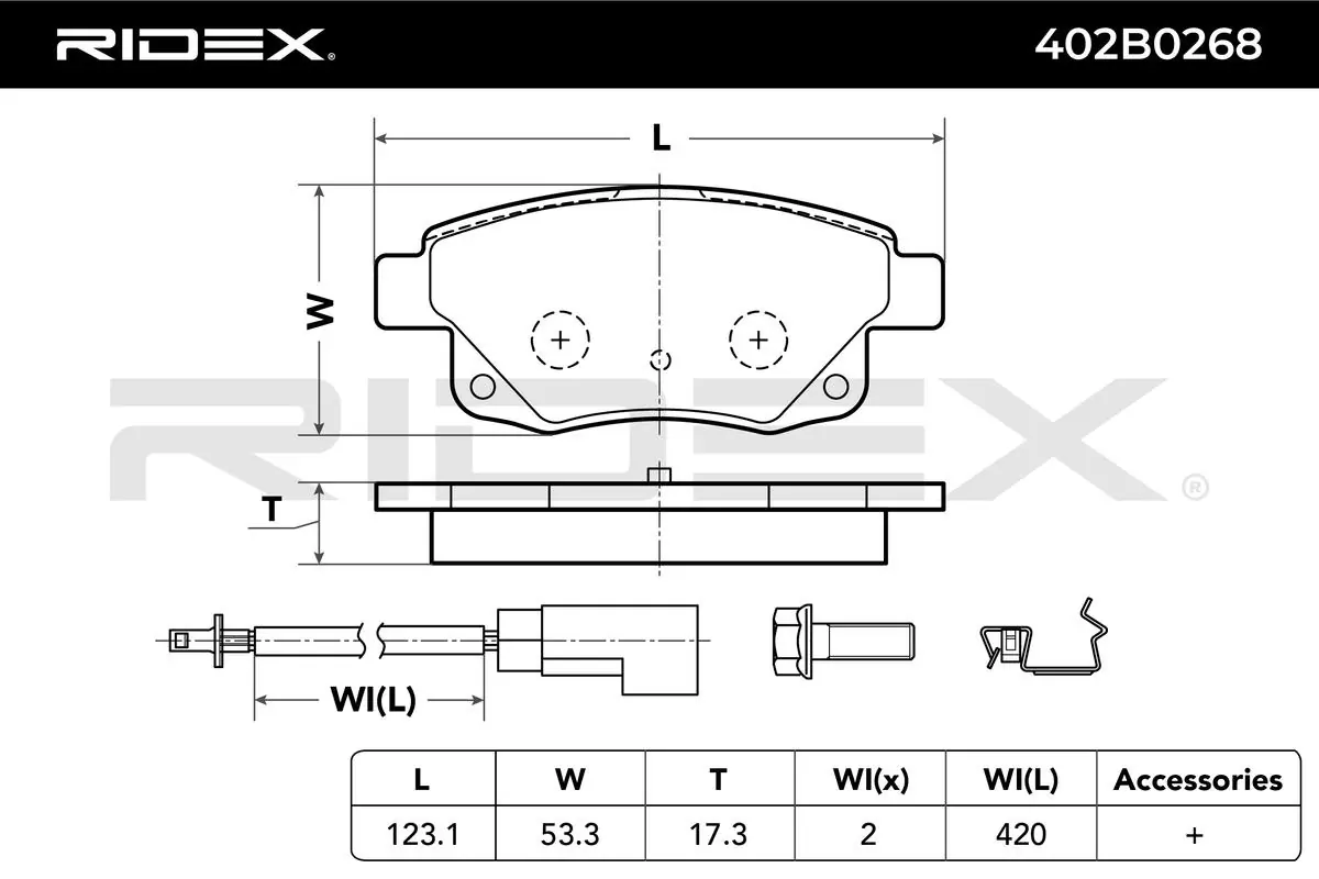 Brake Pad Set, disc brake