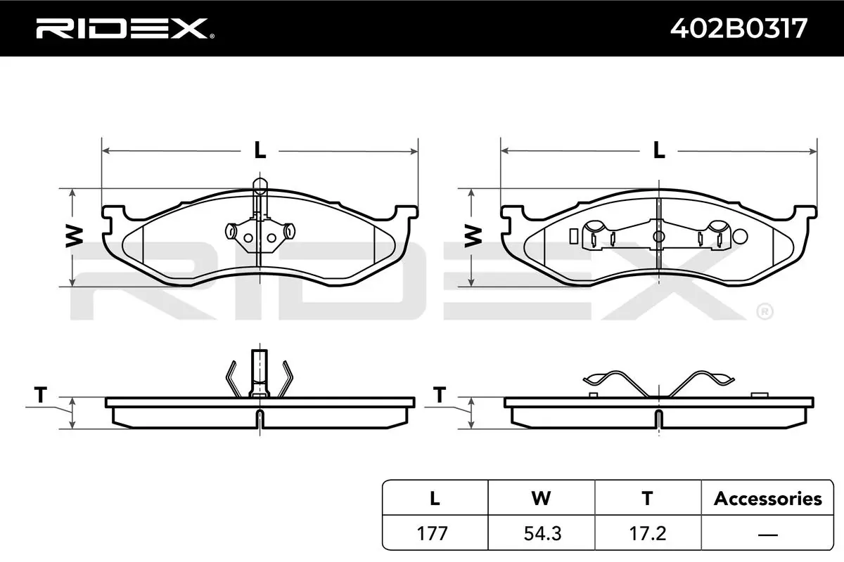 Brake Pad Set, disc brake