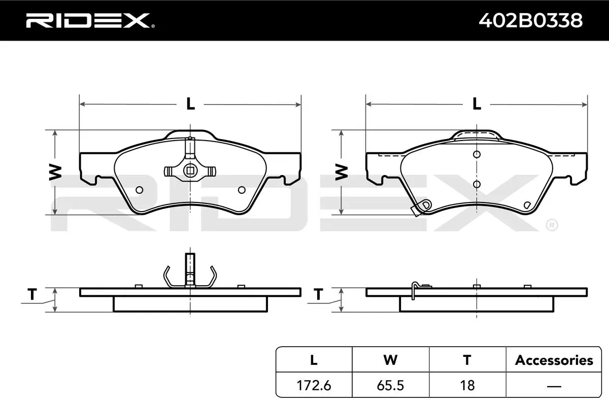 Brake Pad Set, disc brake