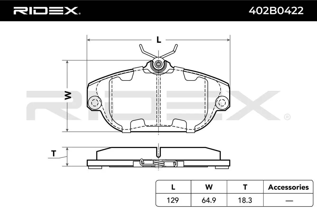 Brake Pad Set, disc brake