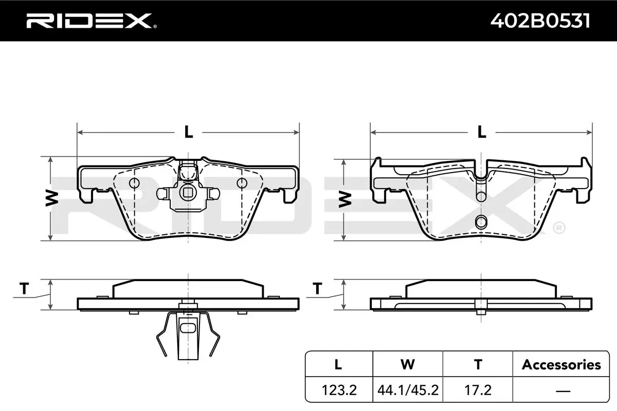 Brake Pad Set, disc brake