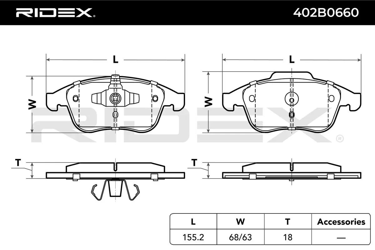 Brake Pad Set, disc brake