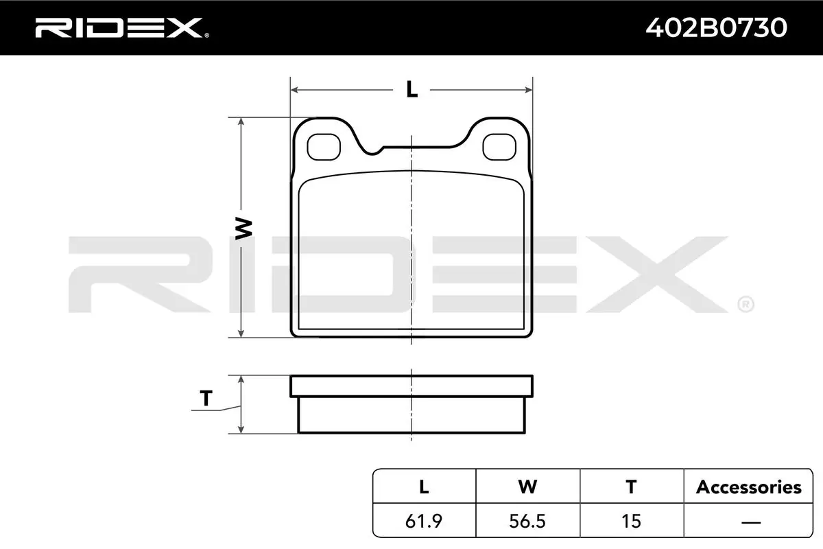 Brake Pad Set, disc brake