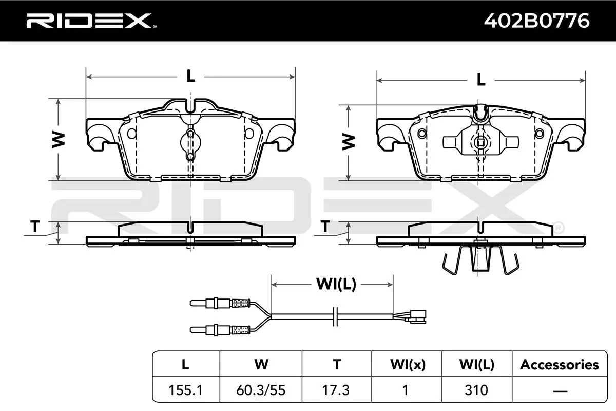 Brake Pad Set, disc brake