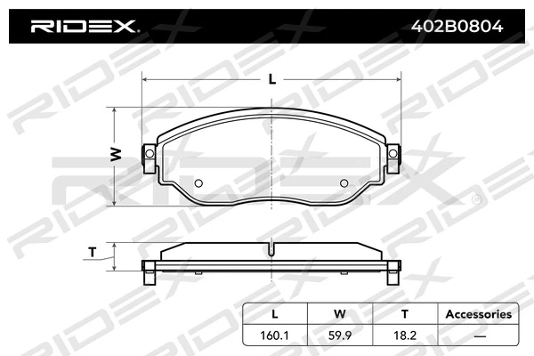 Brake Pad Set, disc brake