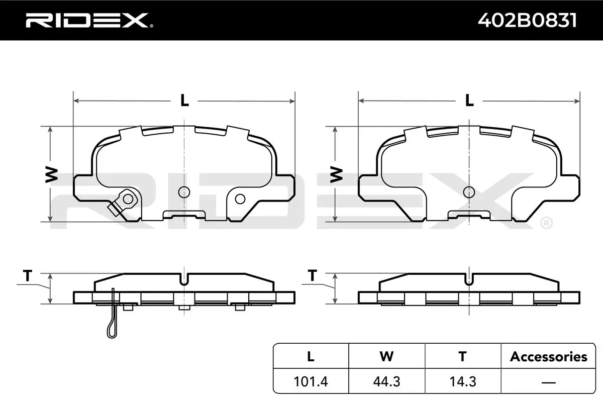 Brake Pad Set, disc brake