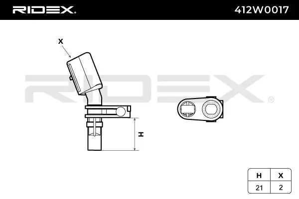 Sensor, wheel speed