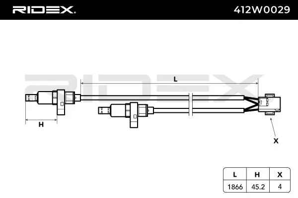 Sensor, wheel speed