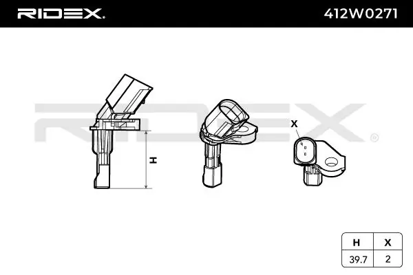 Sensor, wheel speed