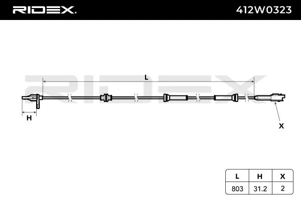 Sensor, wheel speed
