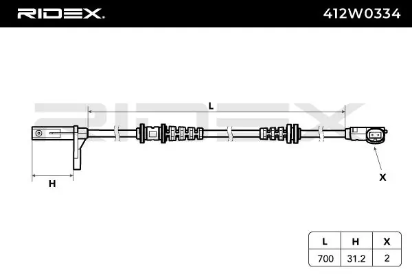 Sensor, wheel speed