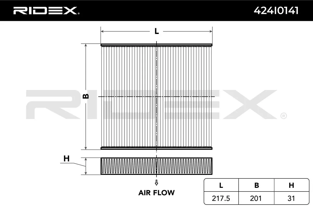 Filter, cabin air