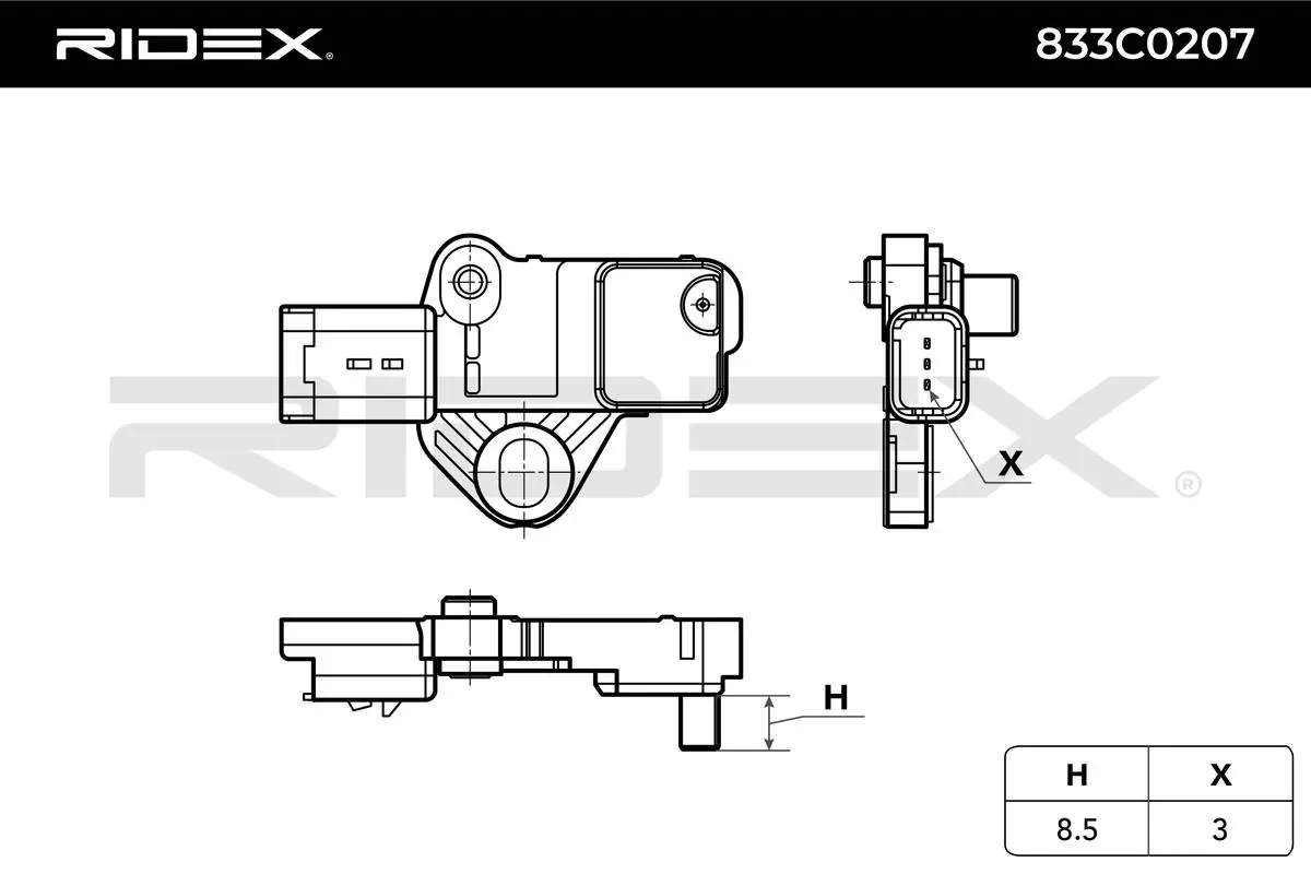 Sensor, crankshaft pulse
