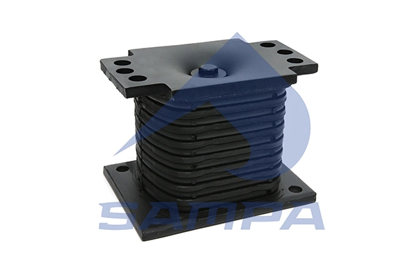 Mounting, leaf spring