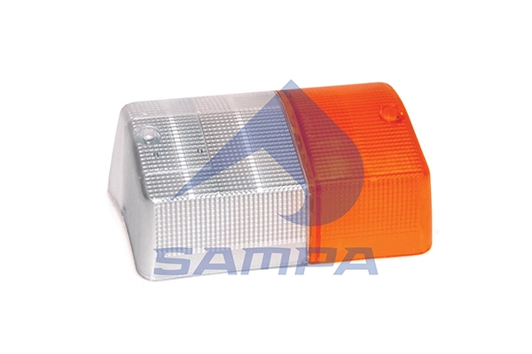 Lens, direction indicator