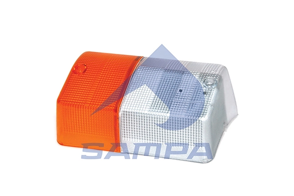 Lens, direction indicator