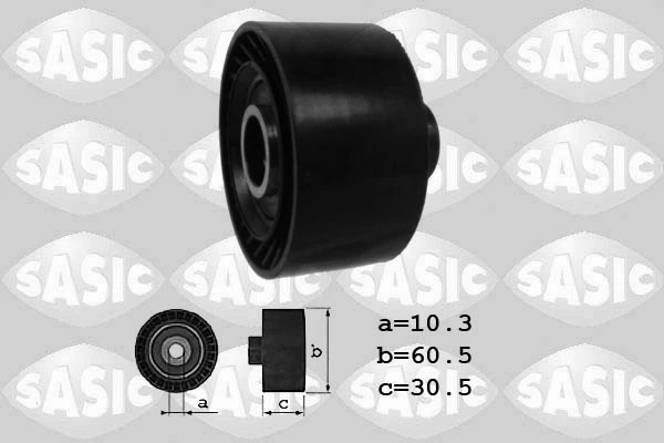 Deflection/Guide Pulley, V-ribbed belt