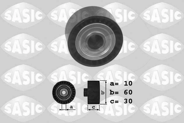 Deflection/Guide Pulley, V-ribbed belt