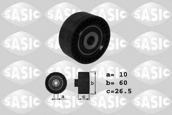 Deflection/Guide Pulley, V-ribbed belt