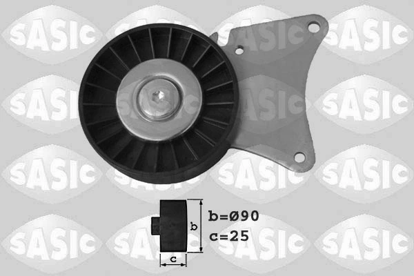 Deflection/Guide Pulley, V-ribbed belt