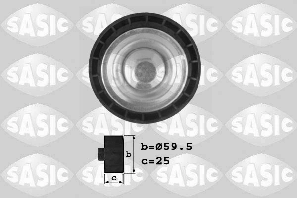 Deflection/Guide Pulley, V-ribbed belt