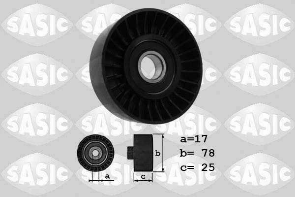 Deflection/Guide Pulley, V-ribbed belt