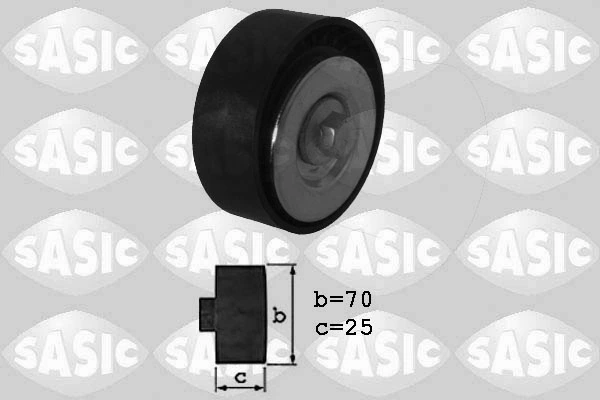 Deflection/Guide Pulley, V-ribbed belt