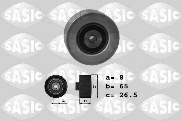 Deflection/Guide Pulley, V-ribbed belt