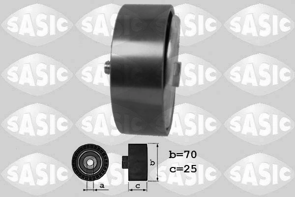 Deflection/Guide Pulley, V-ribbed belt