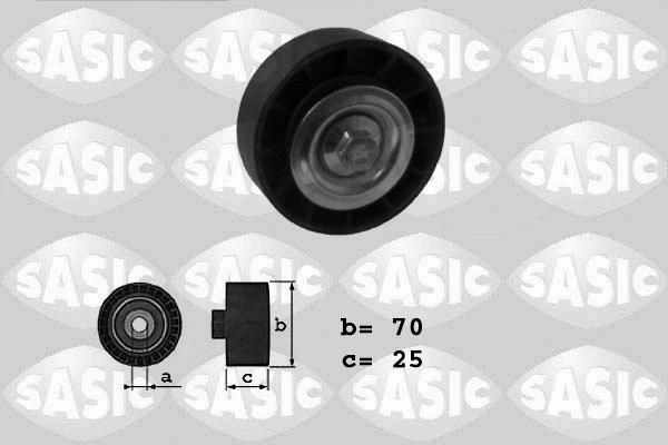 Deflection/Guide Pulley, V-ribbed belt