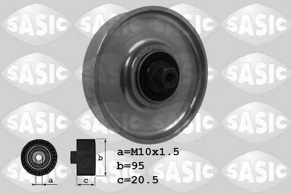 Deflection/Guide Pulley, V-ribbed belt