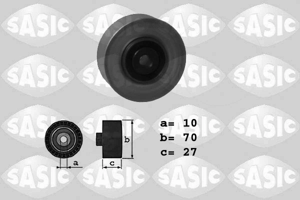 Deflection/Guide Pulley, V-ribbed belt