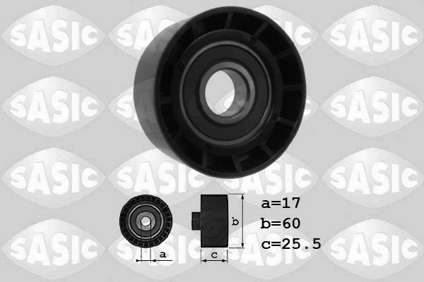 Deflection/Guide Pulley, V-ribbed belt