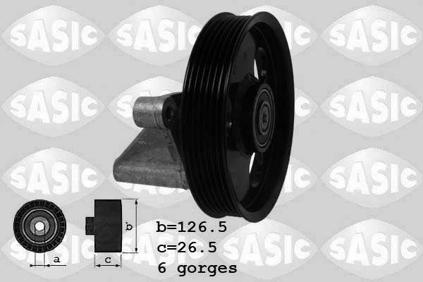 Deflection/Guide Pulley, V-ribbed belt