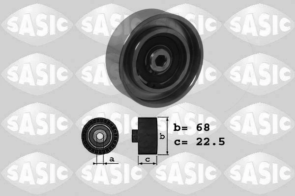 Deflection/Guide Pulley, V-ribbed belt