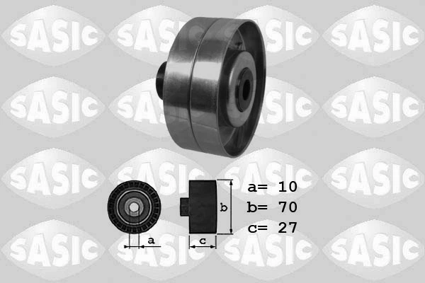 Deflection/Guide Pulley, V-ribbed belt