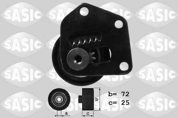 Deflection/Guide Pulley, V-ribbed belt