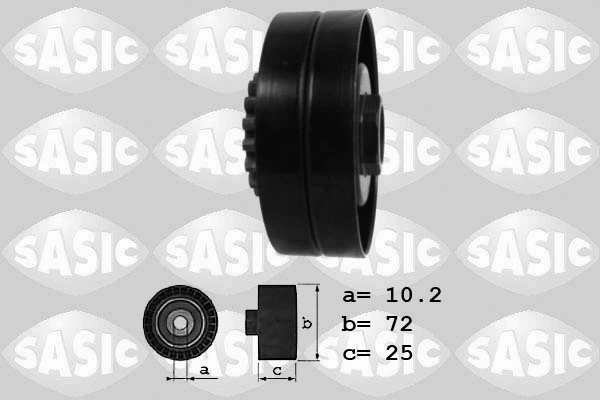 Deflection/Guide Pulley, V-ribbed belt