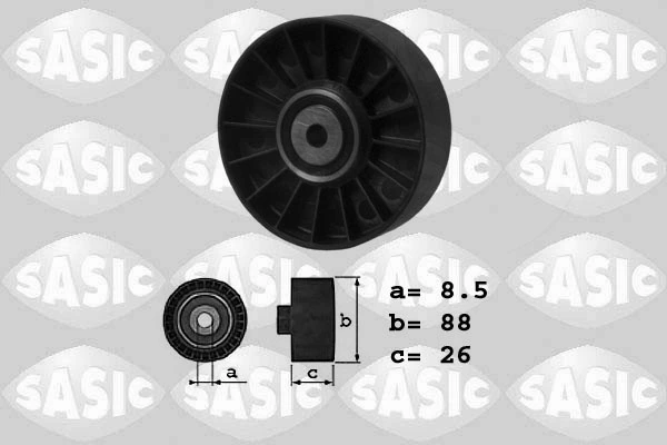Deflection/Guide Pulley, V-ribbed belt