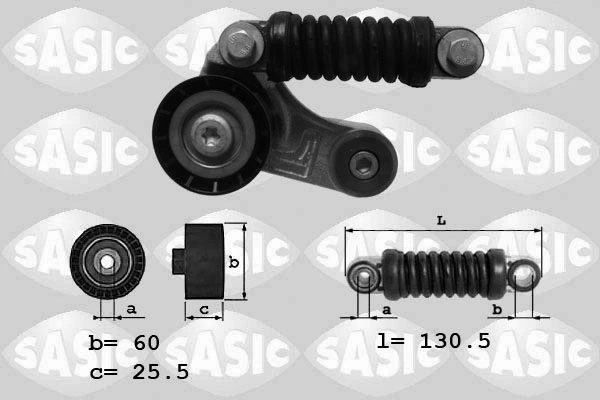 Belt Tensioner, V-ribbed belt